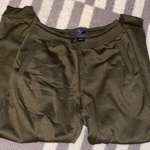 Architect Olive Green Casual Pants